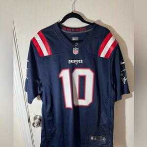 Nike Patriots Jersey Dark Blue with Red and White